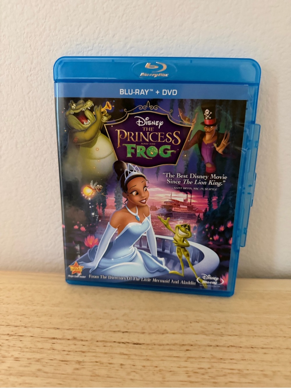Disney princess and the frog Blu-ray and dvd